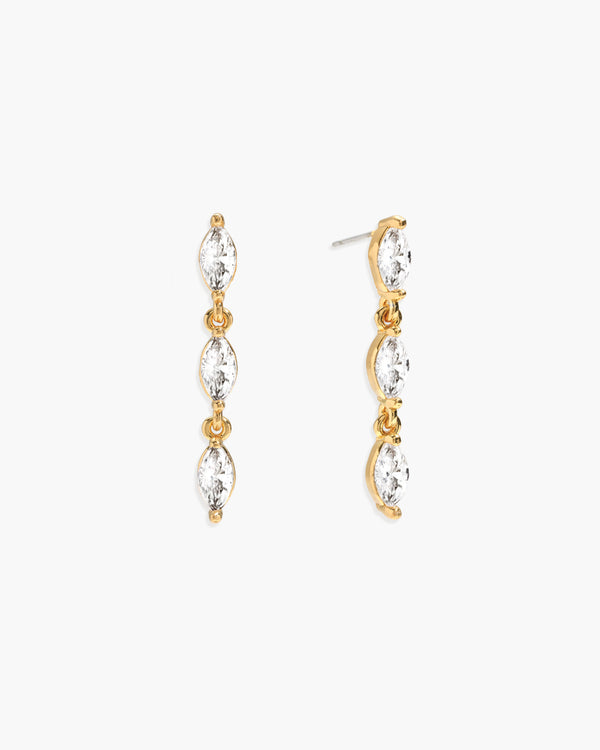 Crystal Marquise Earrings - En Route Jewelry