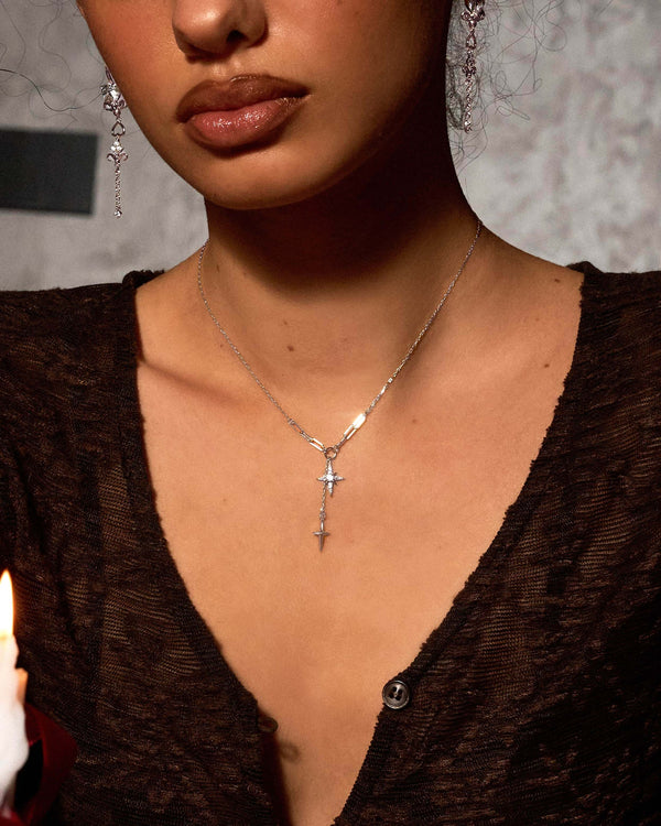Melissa Silver Star Necklace - En Route Jewelry