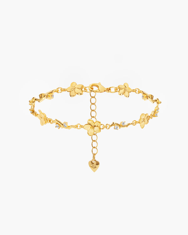 Ivy Floral Bracelet - En Route Jewelry