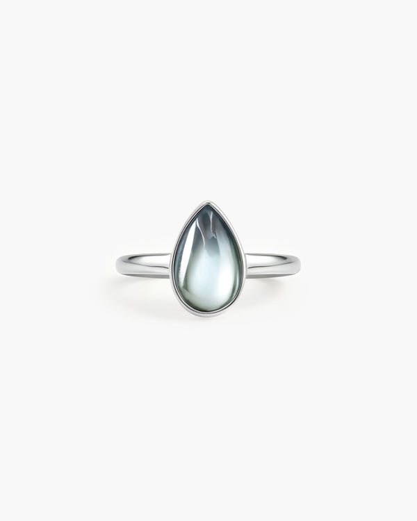 Waterdrop Ring in Marine Blue - en route jewelry