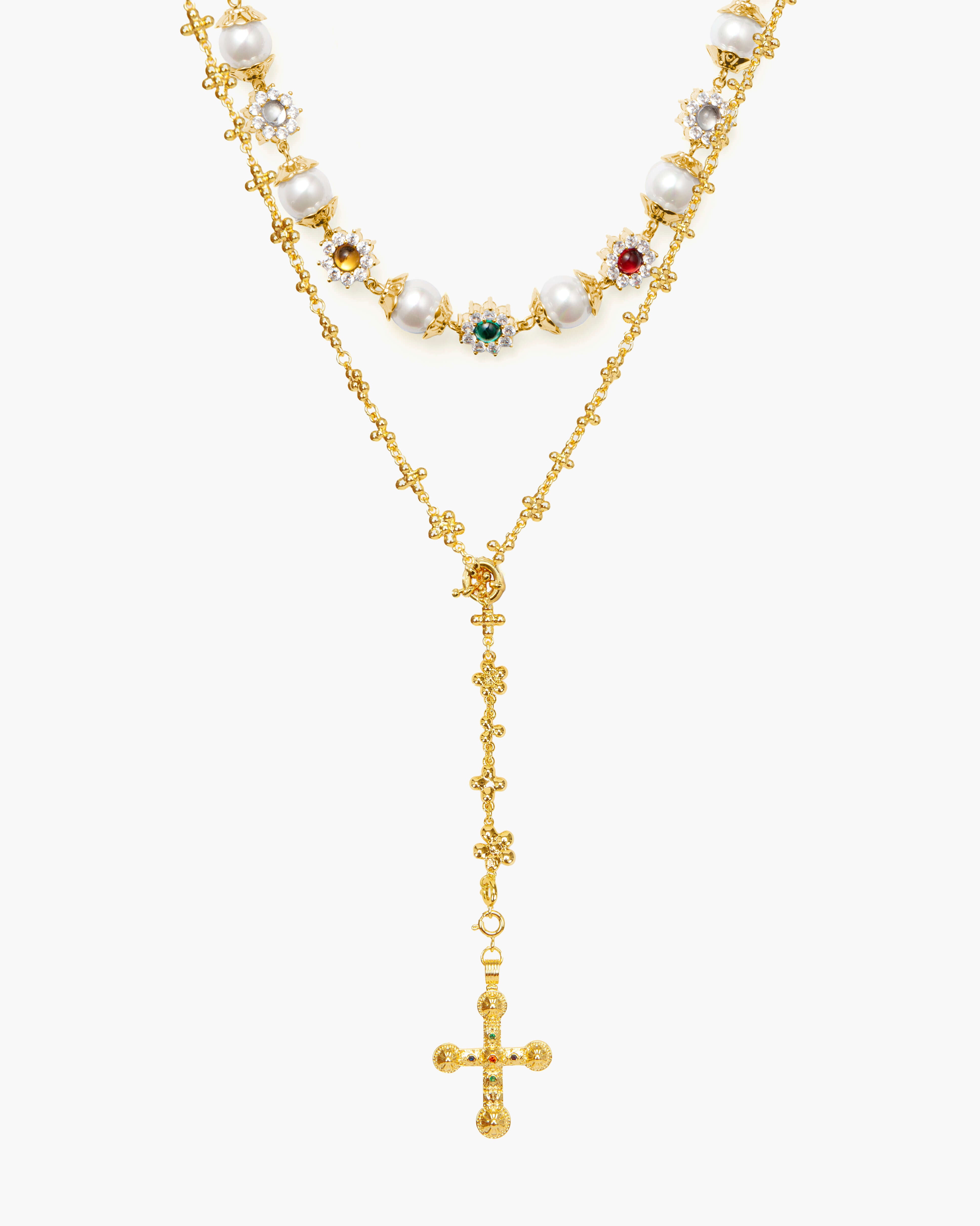 Daisy Molecule Necklace Set