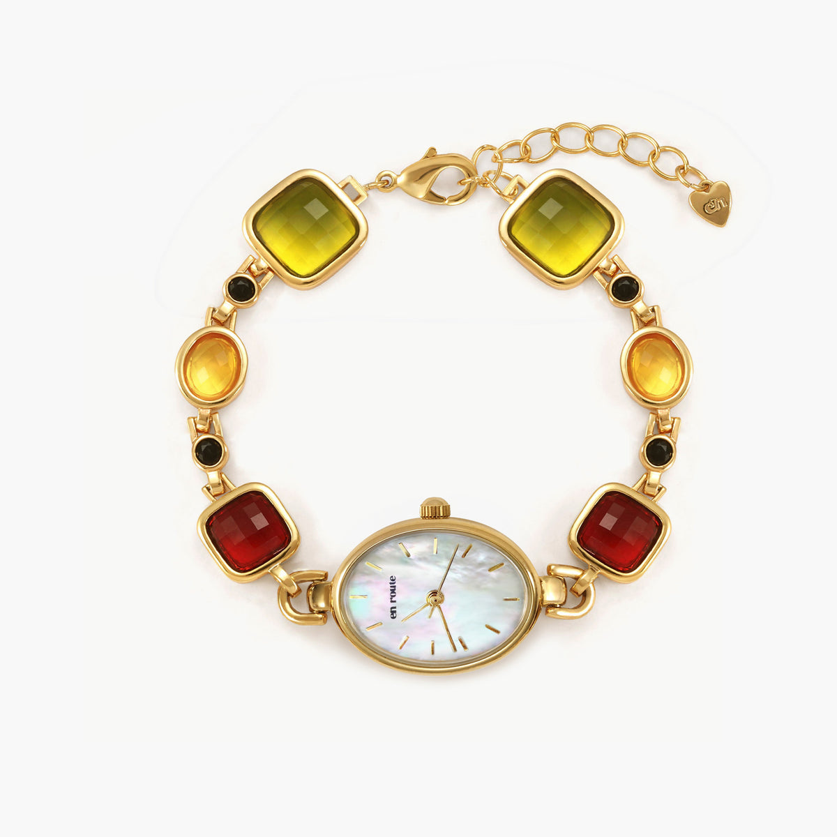 Harmonic Hour Multicolored Watch Bracelet | Retro Colorful  display picture 1