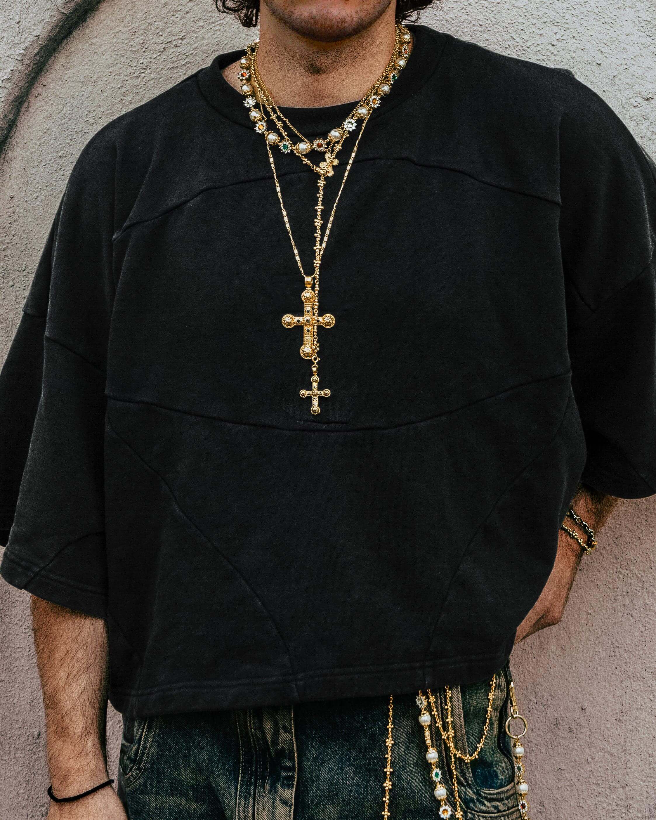 XL Cross Chain - En Route Jewelry