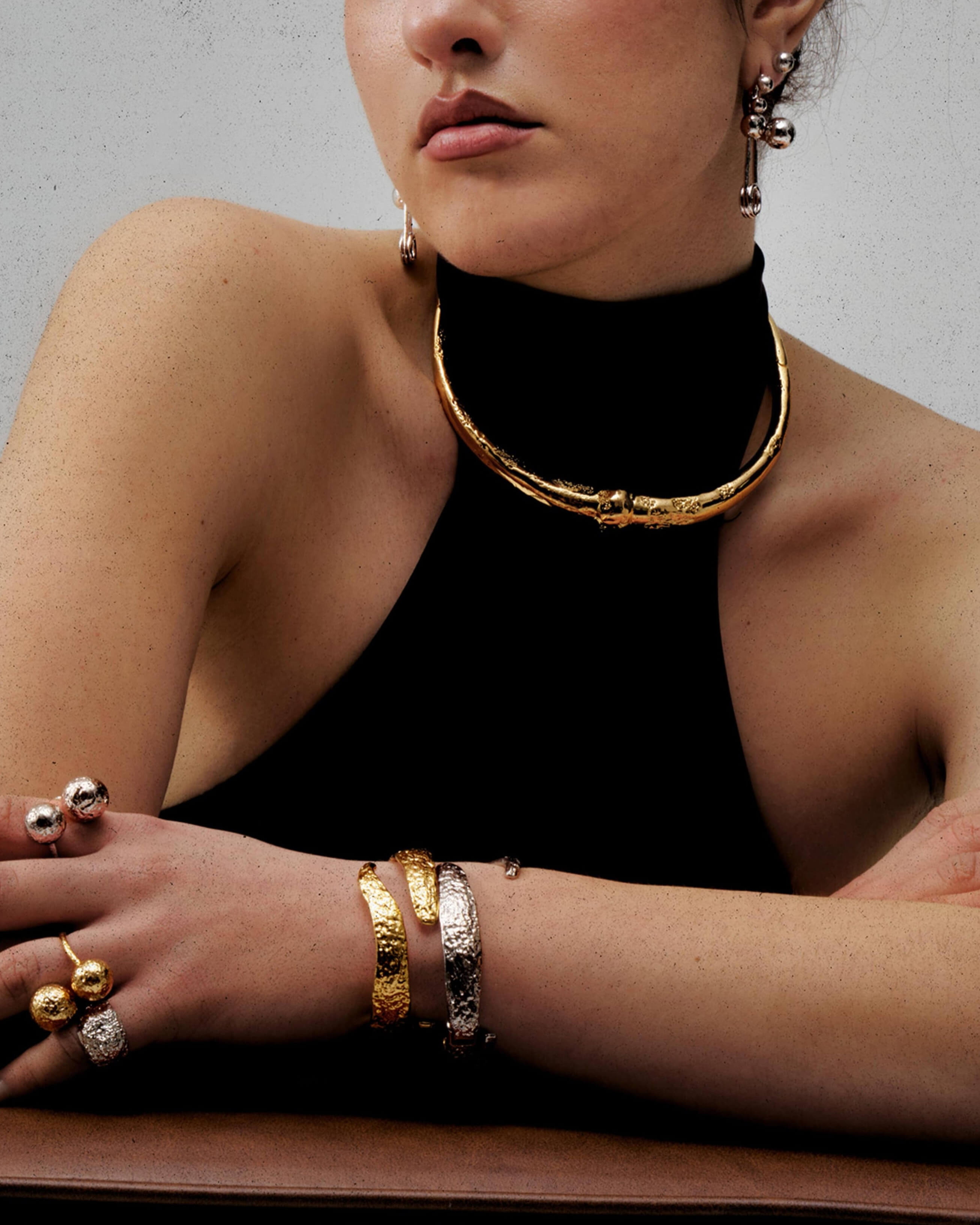 Enea Bangle in Silver