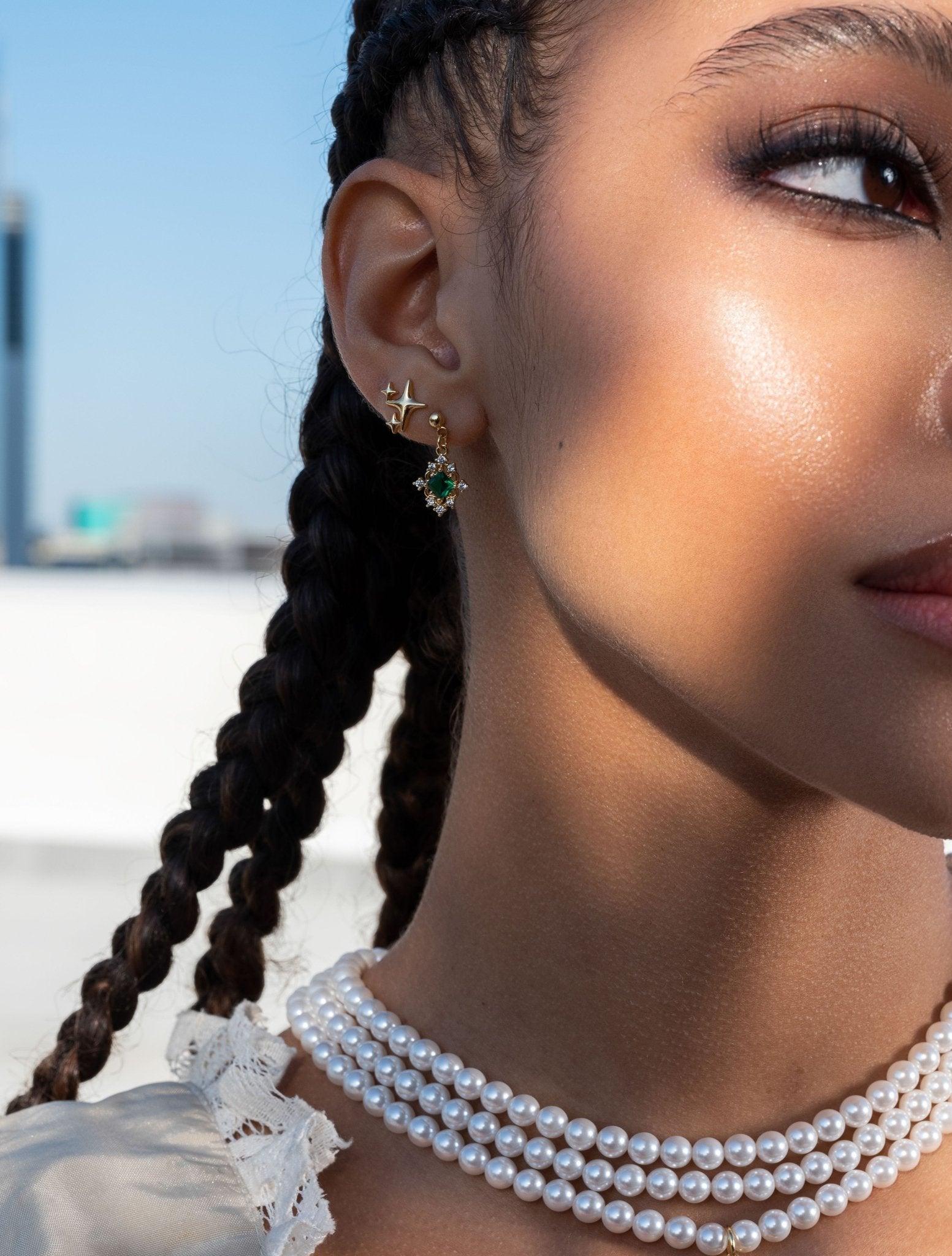 Sparkle Stud Earrings - En Route Jewelry