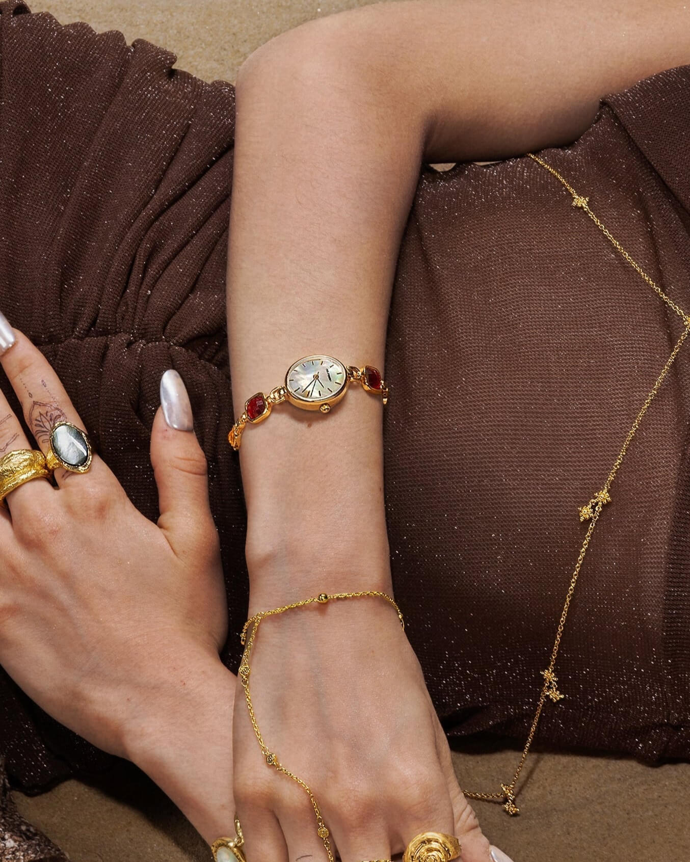 Harmonic Hour Multicolored Watch Bracelet