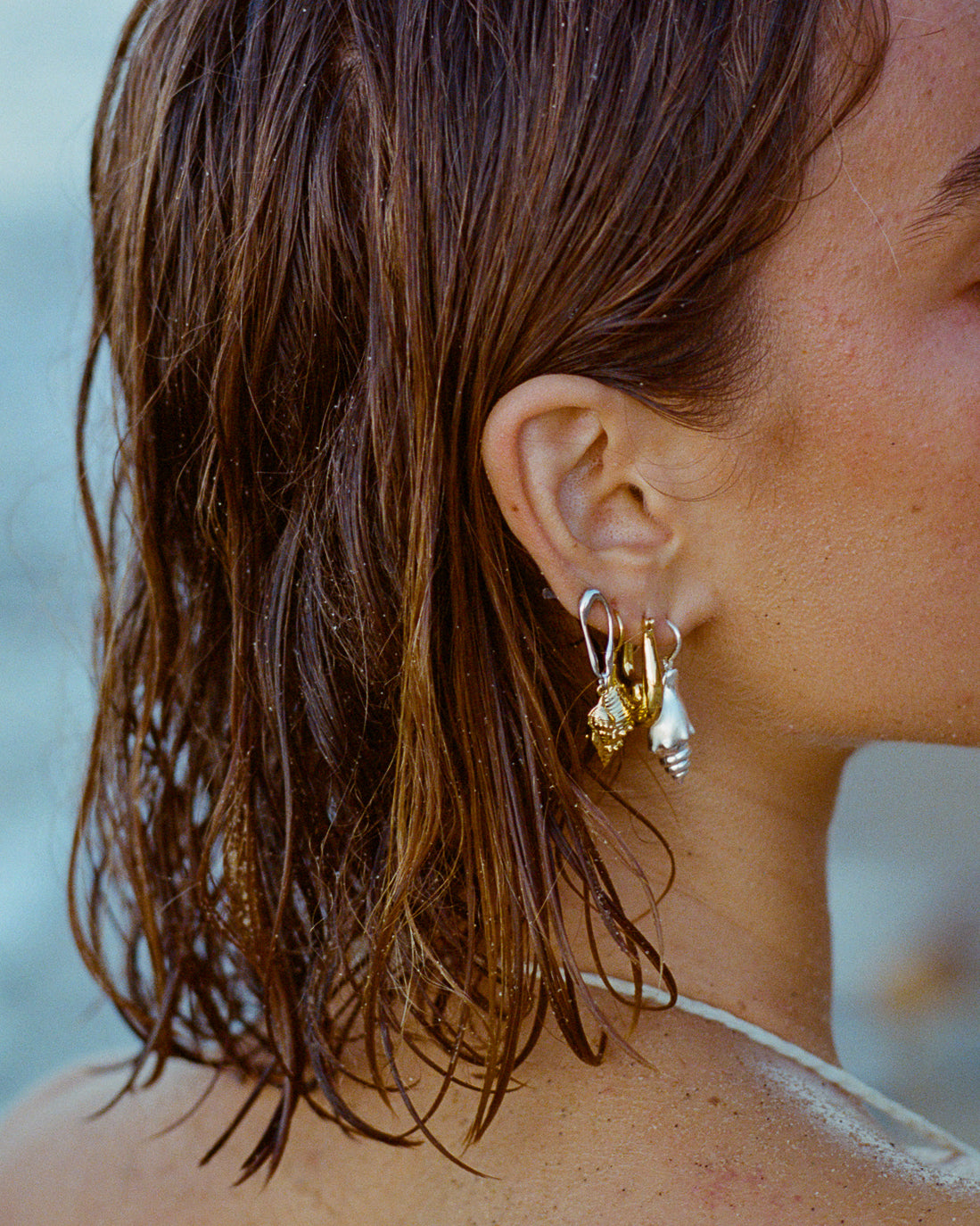 Les boucles d'oreilles Chypre