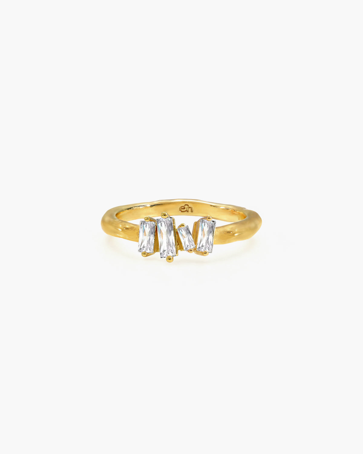 Icicle Baguette Cluster Ring - en route jewelry