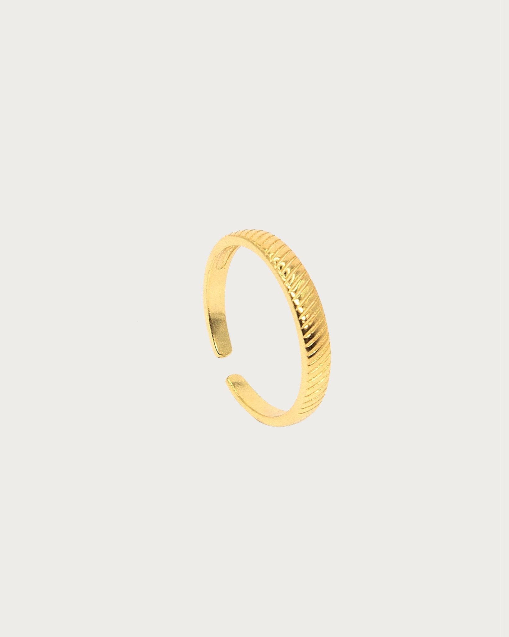 Gold Twill Ring