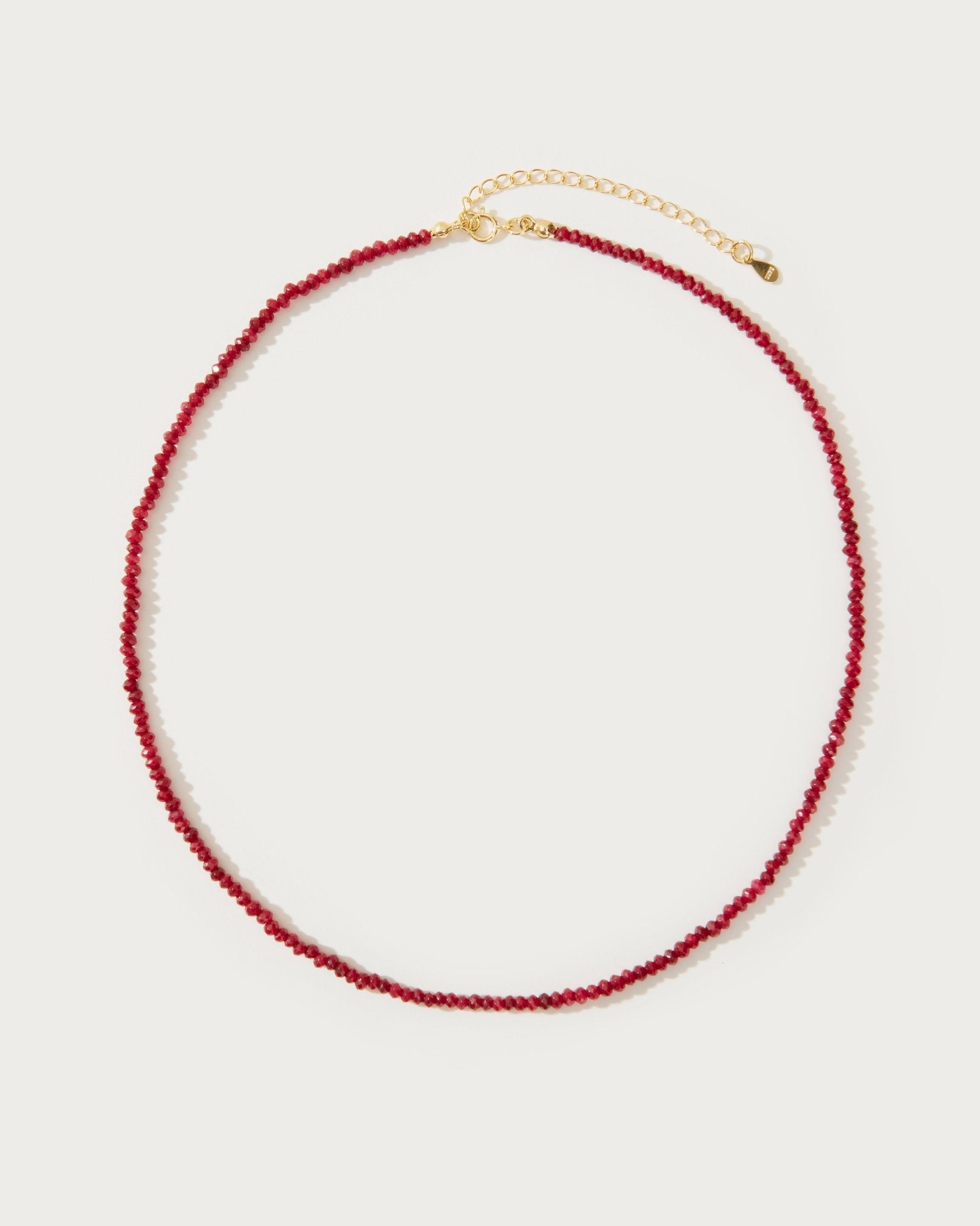 Mini Carnelian Beaded Necklace