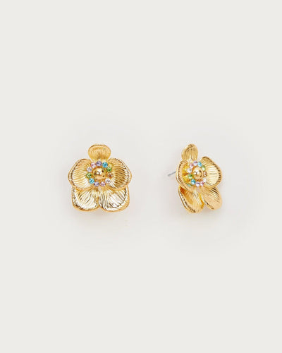 Boucles d'oreilles pensée