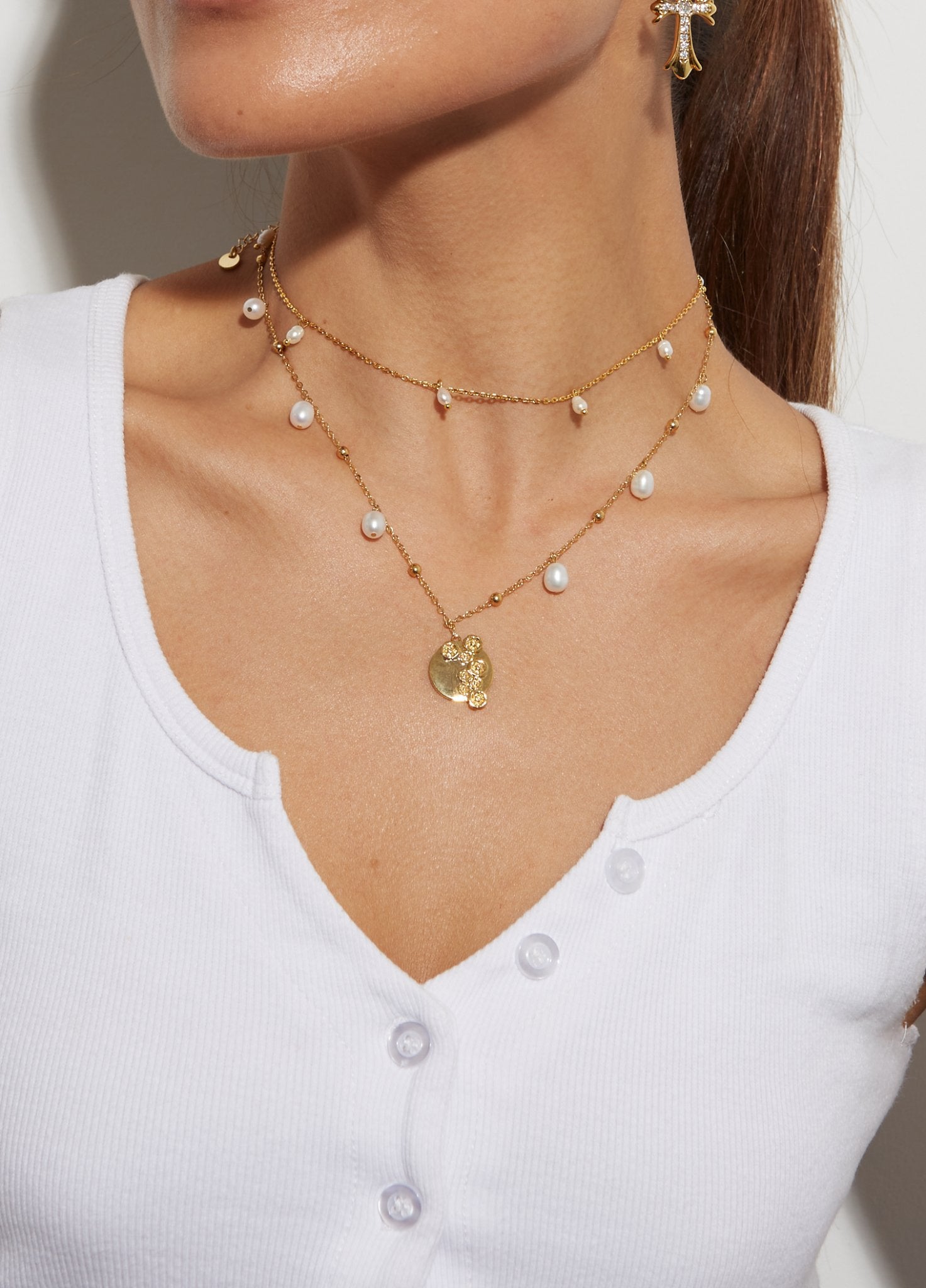 Hibiscus Pearl Collier