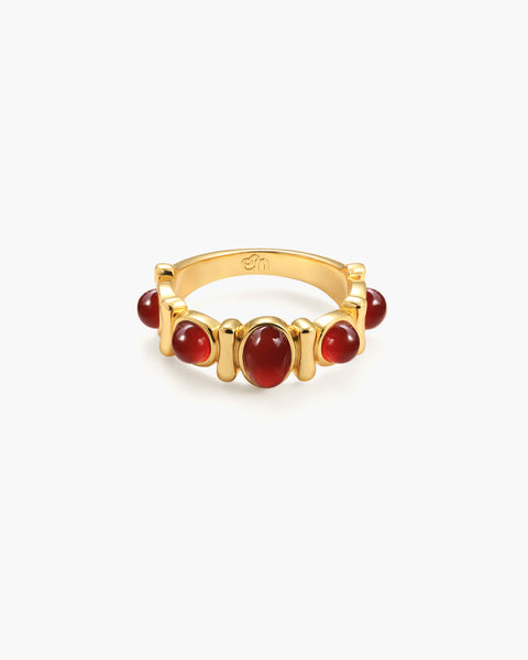 Carnelian Band Ring