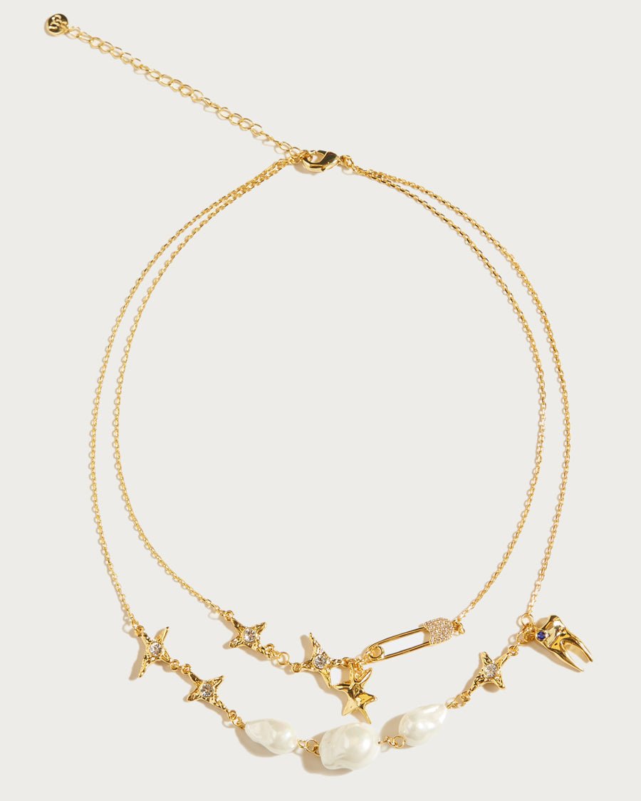 The Mellow Necklace in gold