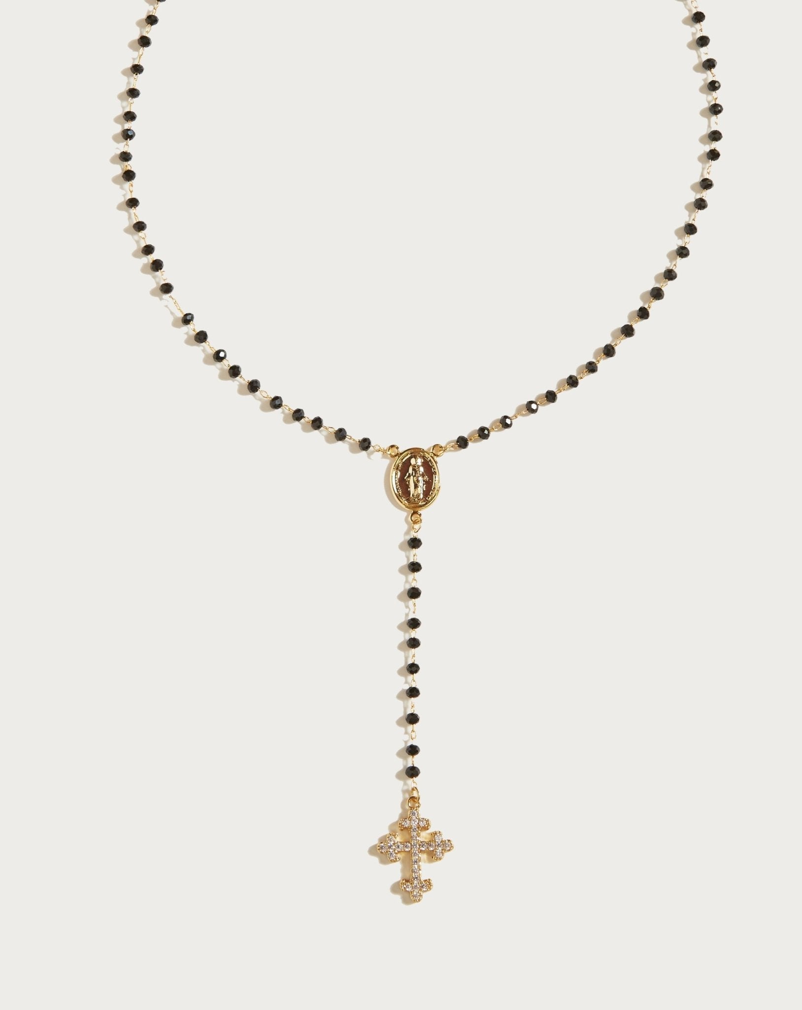 Rosary Lariat Collar