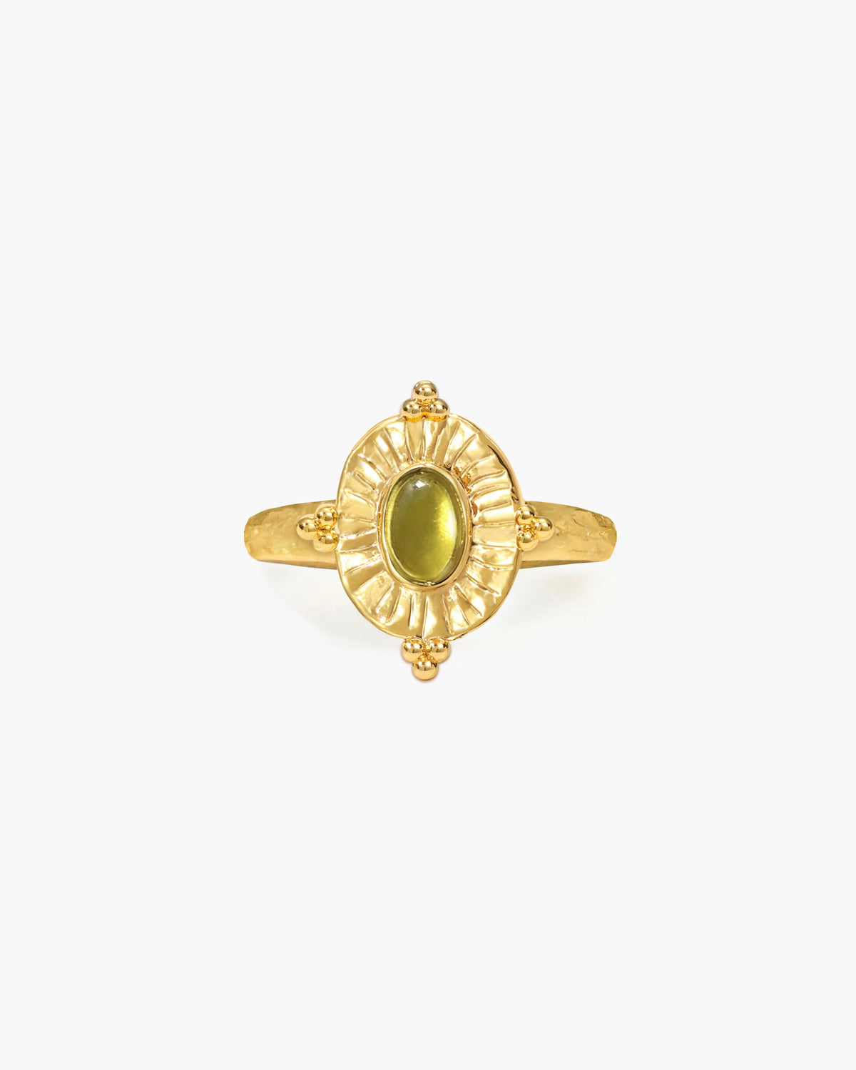 Olive Talisman Ring - en route jewelry