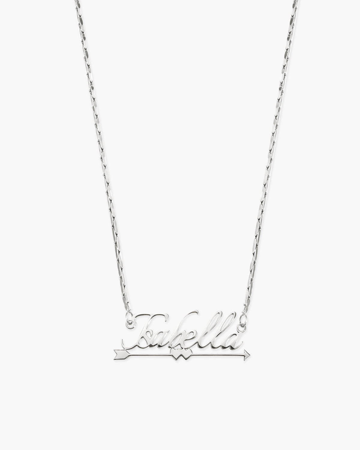 Collana con nome personalizzato, Freccia di Cupido