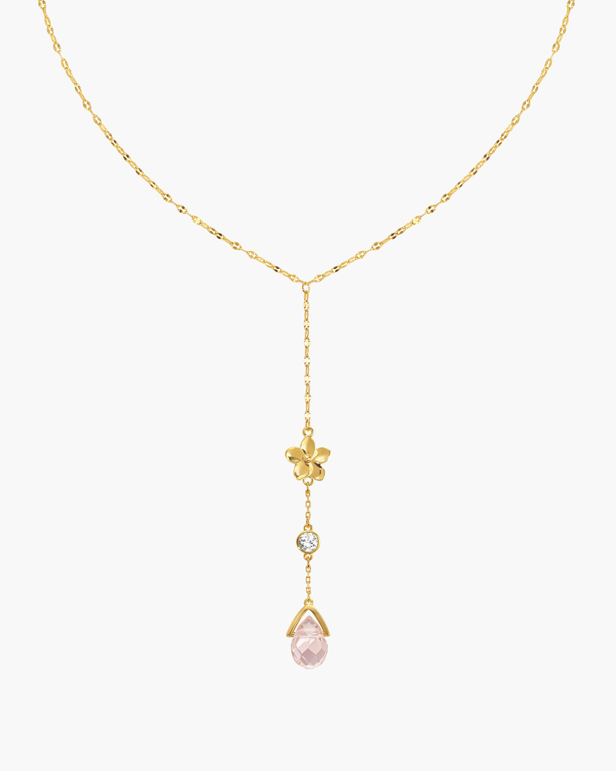 Petal Lariat Necklace