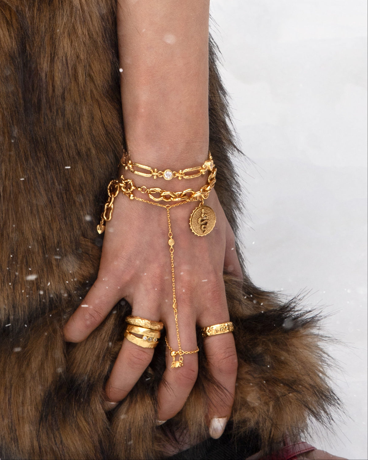 Bracelet Chaîne Rétro