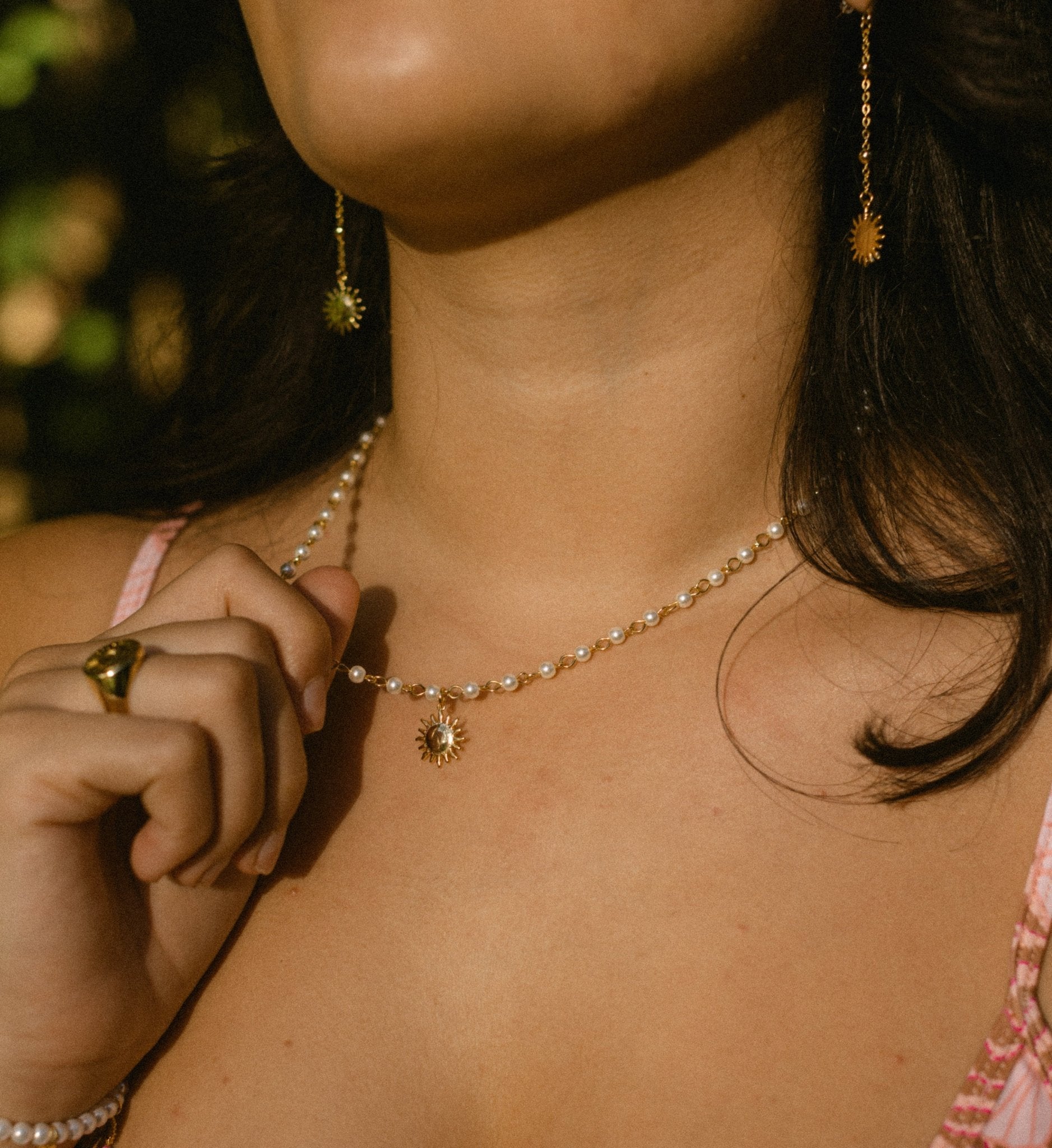 Sunshine Pearl Necklace