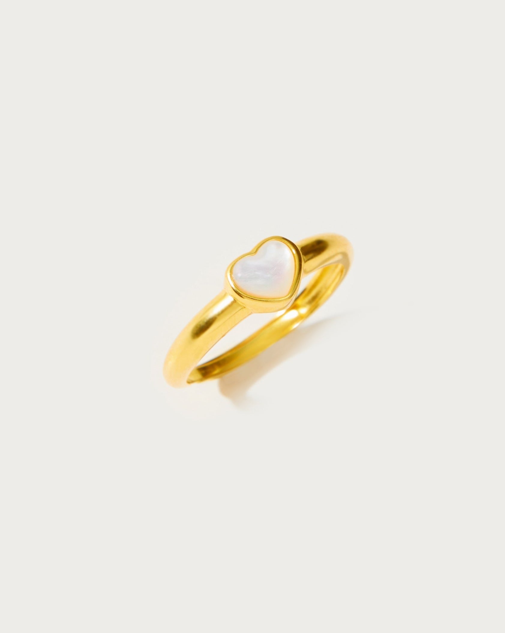 Gold Devon Heart Ring