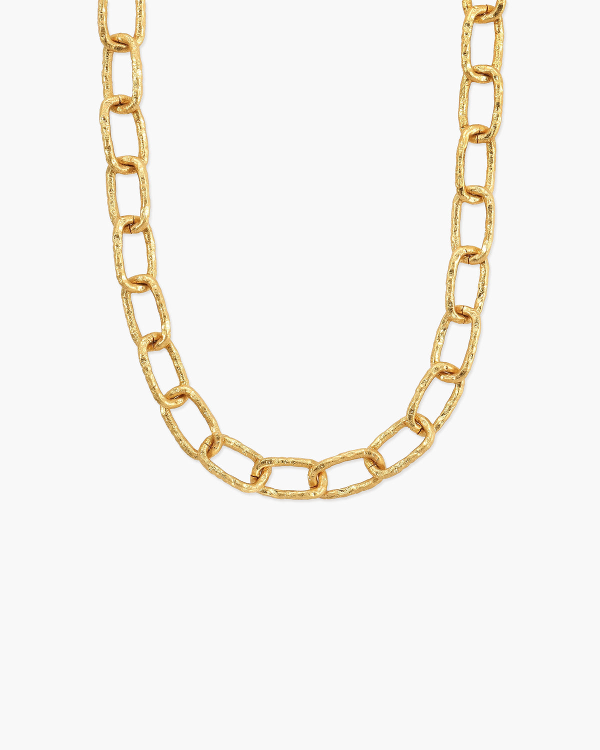 Chunky Textured Chain Necklace - En Route Jewelry