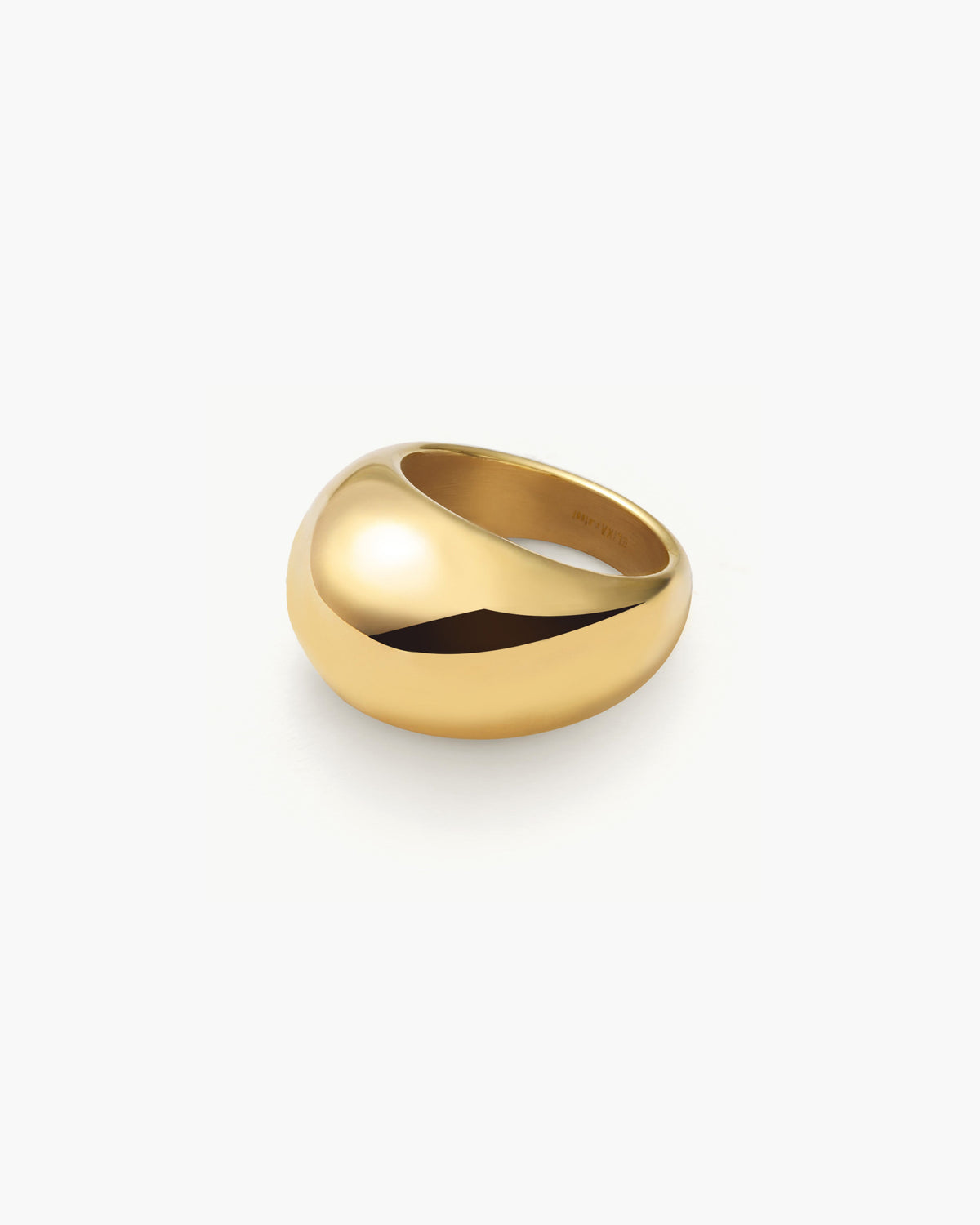 Cruchy Rings Chunky Ring | Minimalist Gold Statement | en route jewelry