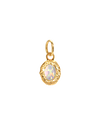 Birthstone Charm in Gold - Gold / October - opal