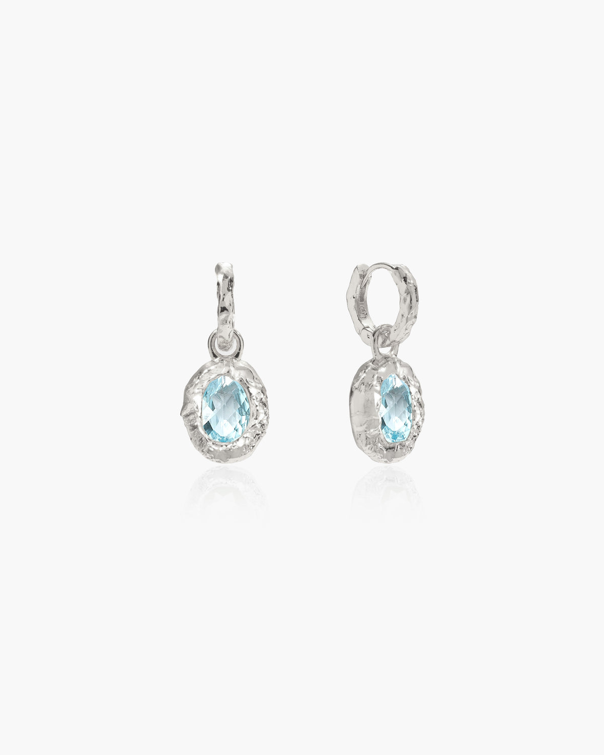 Birthstone Earrings in Silver