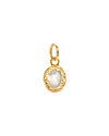 Birthstone Charm in Gold - Gold / June - pearl