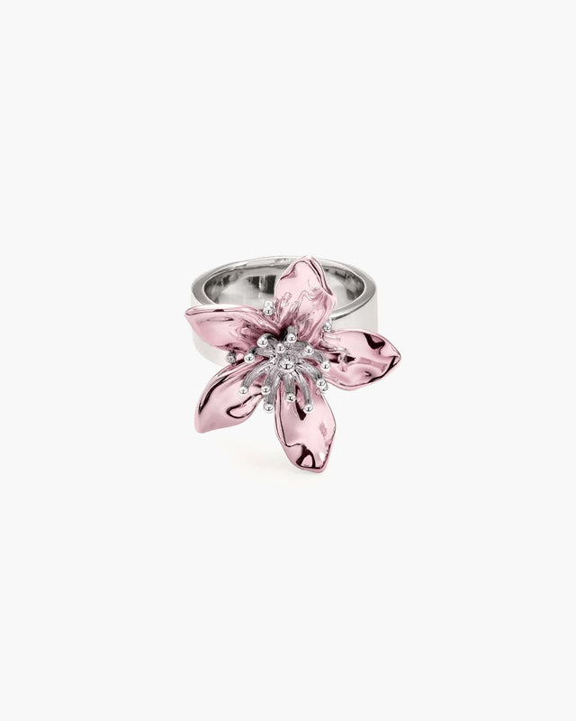Flora Ring in Electric Pink - En Route Jewelry