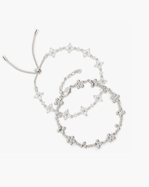 Hot Stuff Bracelet Set in Silver