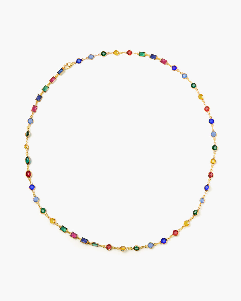 Trendy Infinite Necklace Simple Geometric Long Necklaces Style 10pcs-N026