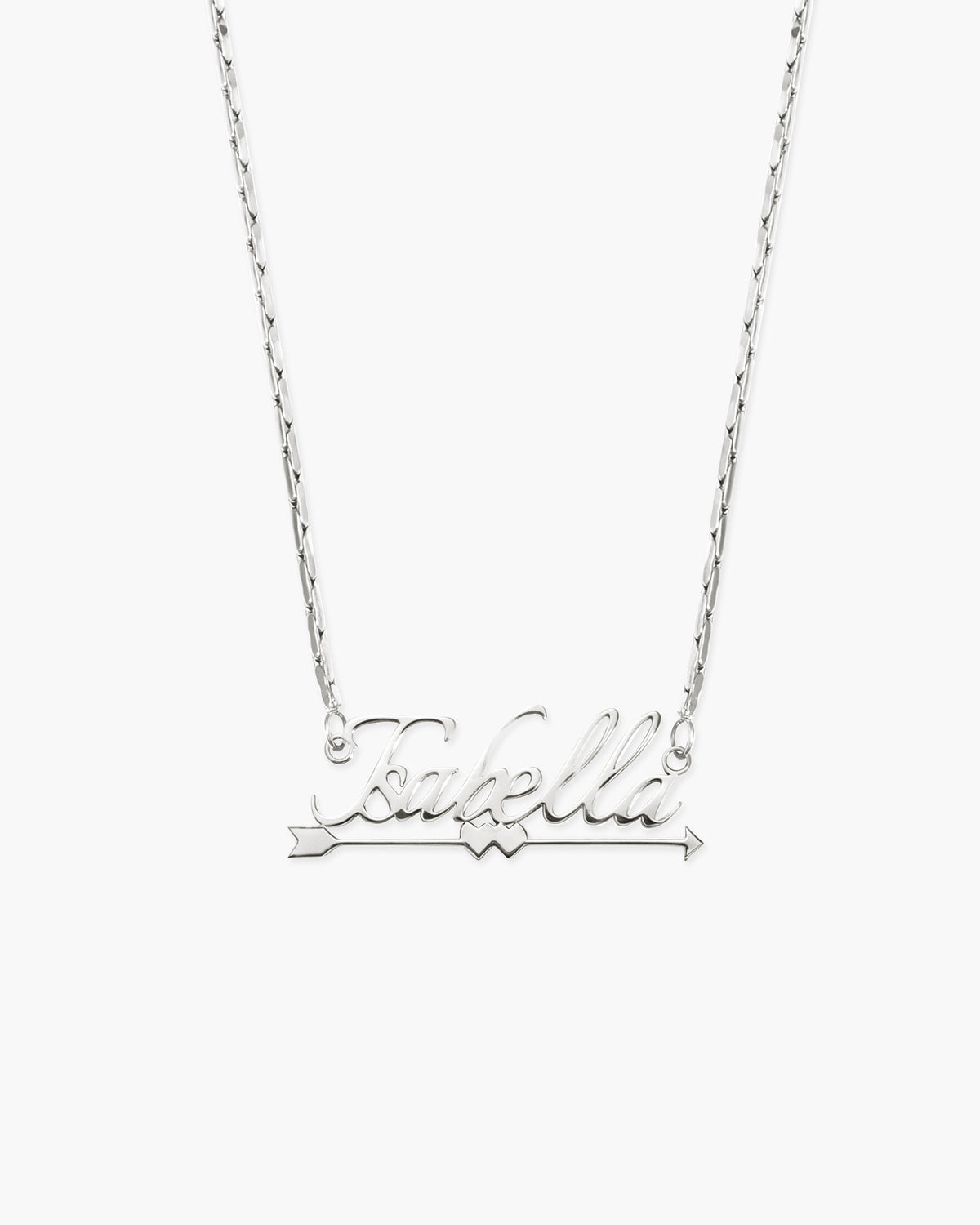 Collier prénom personnalisé, Flèche de Cupidon