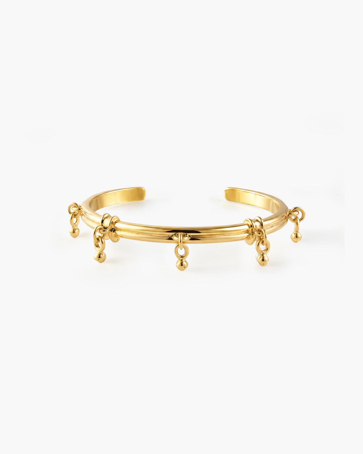 Souk Charm Bangle in Silver