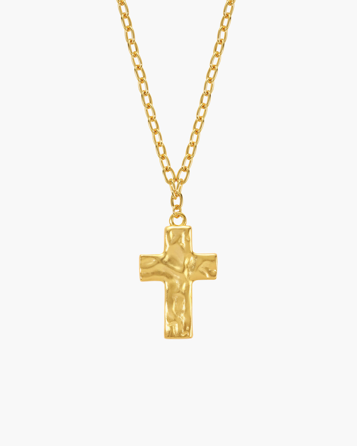 Collier icône croix en argent