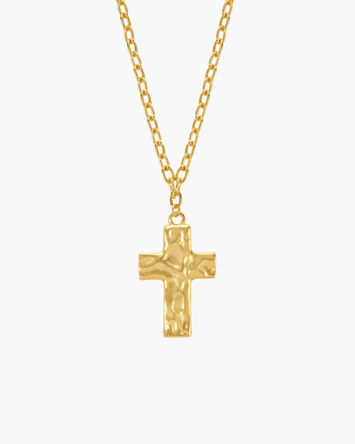 Collier avec pendentif croix en or