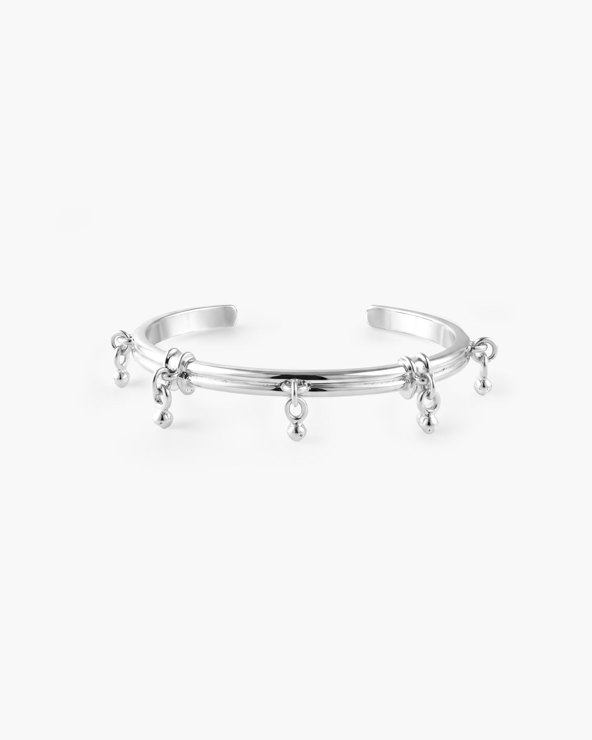Souk Charm Bangle in Silver