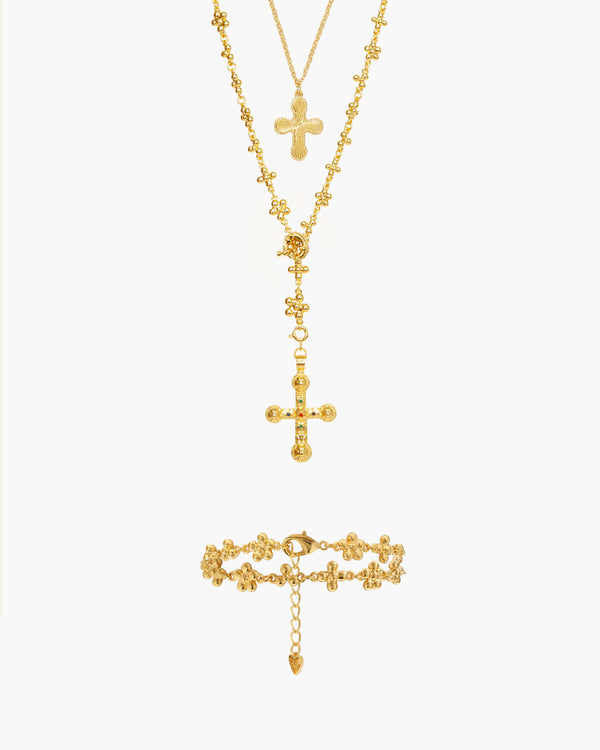 Daisy Molecule Bracelet