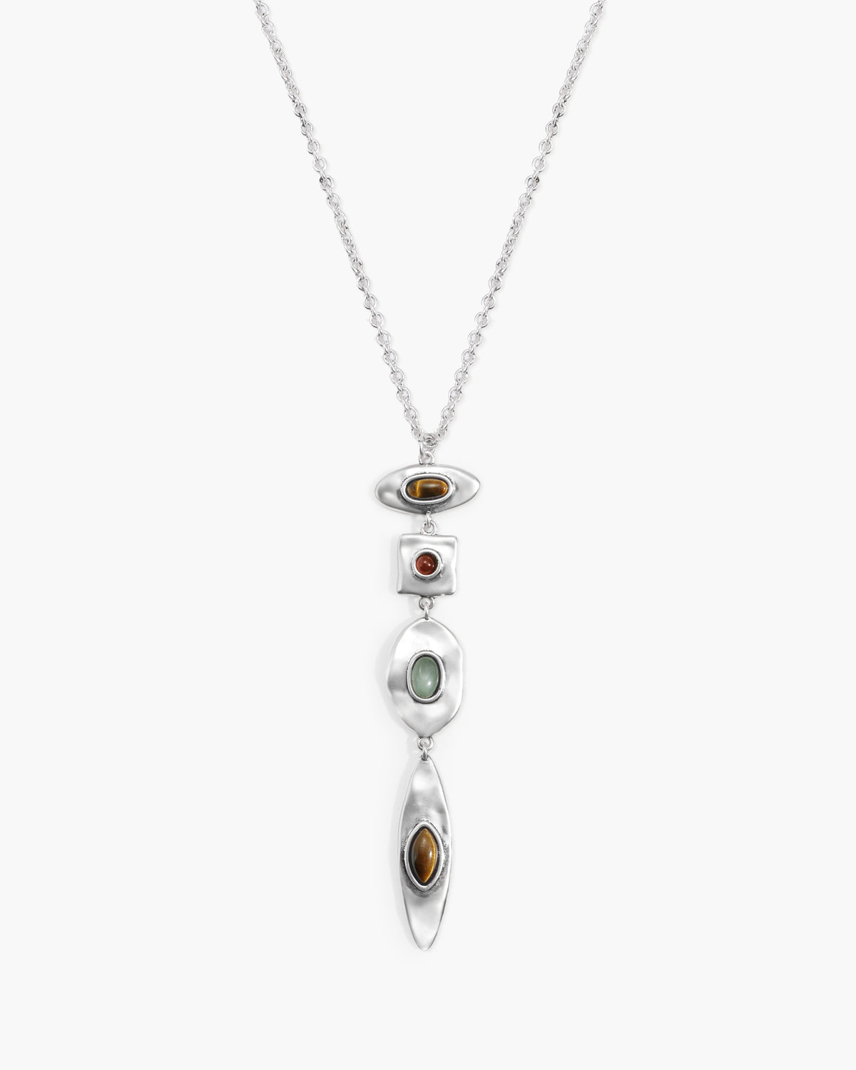Collier pendentif Petra multi-pierres