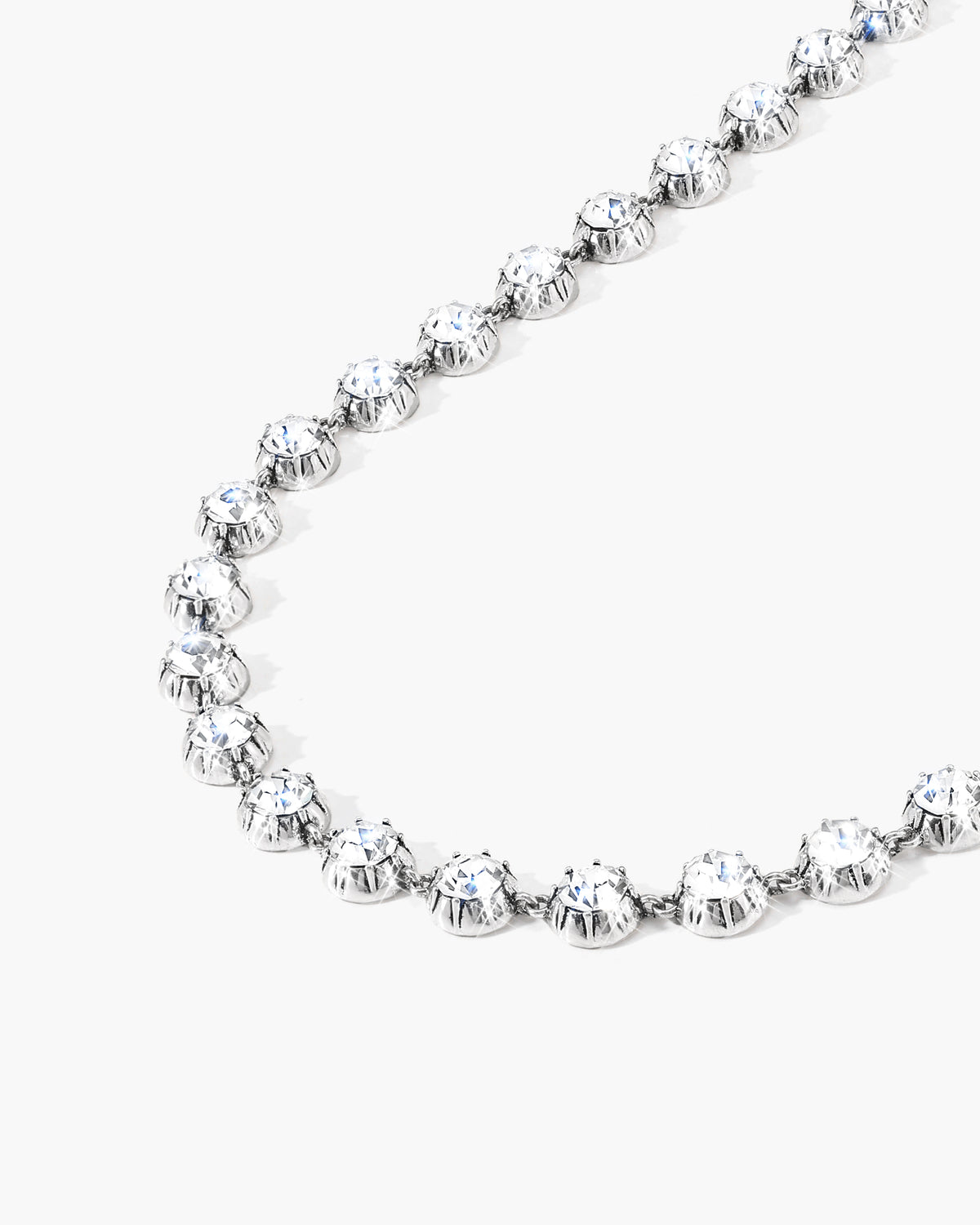 Rose Cut Riviere Necklace