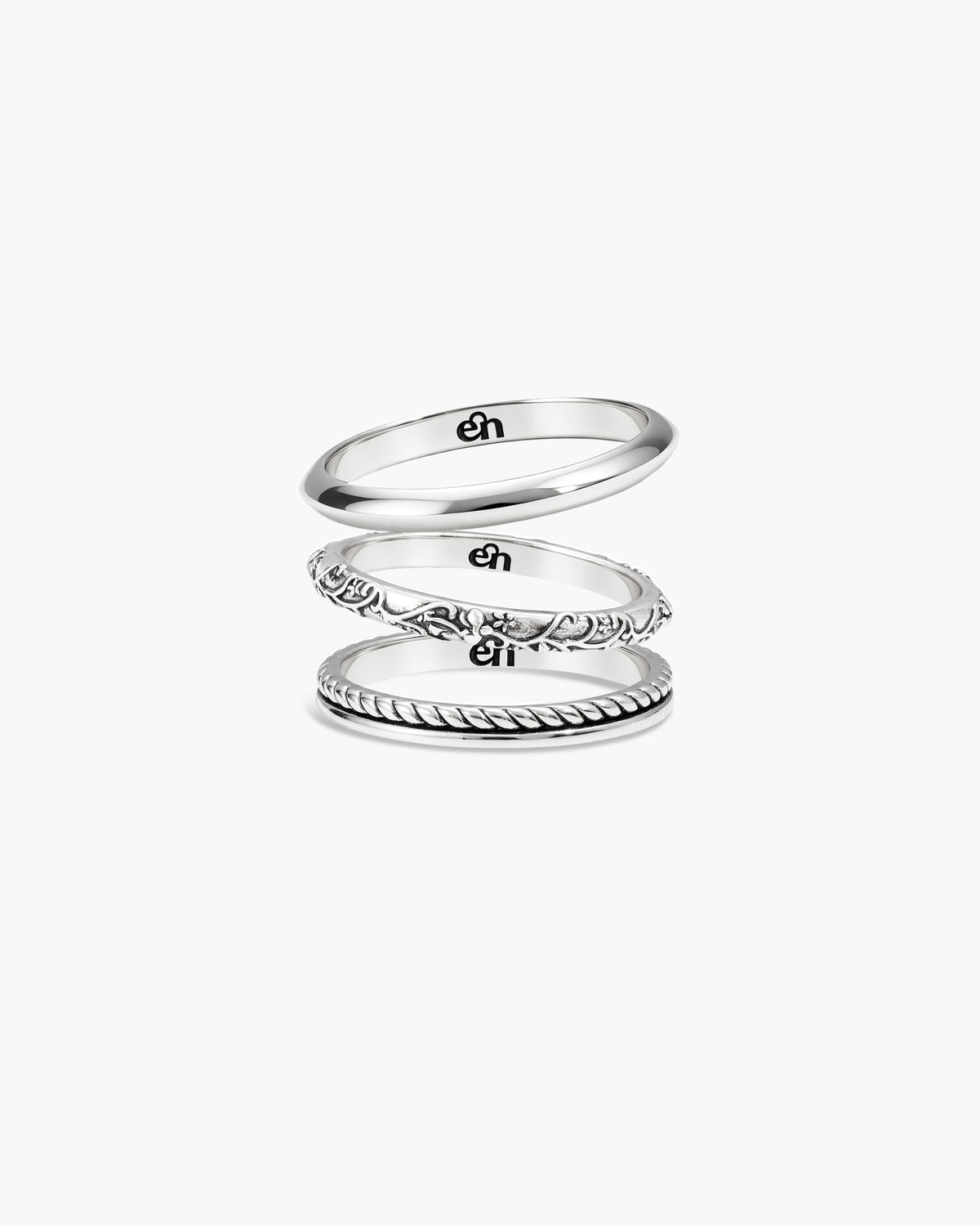 Orchid Stacking Ring Set in Gold