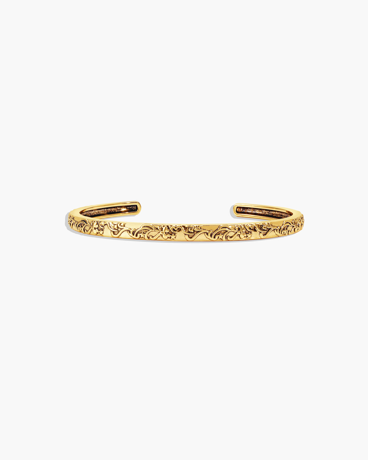 Orchid Stacking Bangle Set in Gold