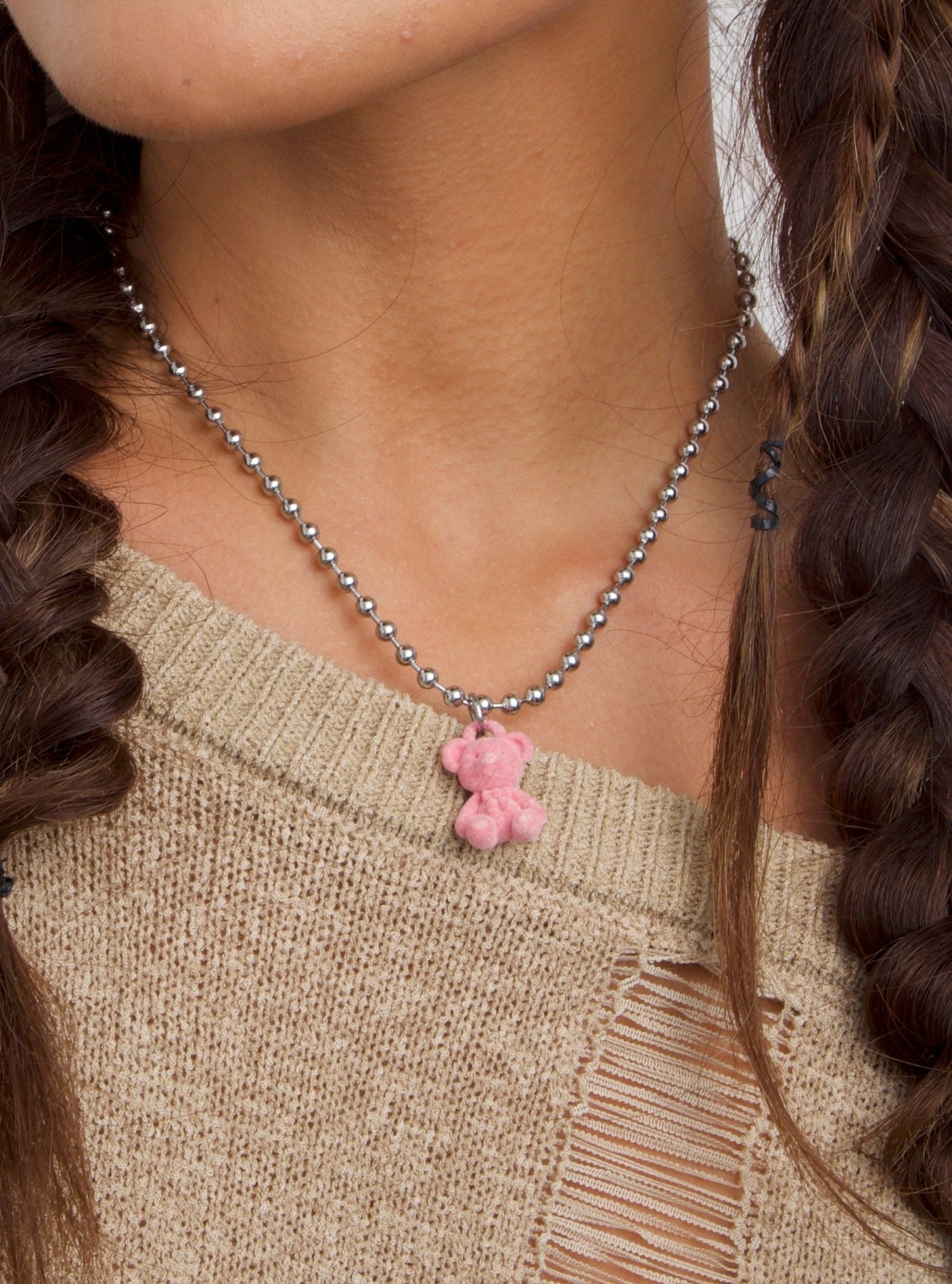 Pink Bear Collar