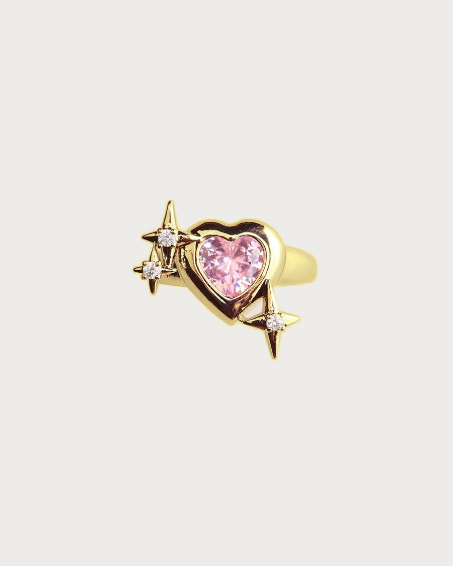 Pink Supremacy Anillo in Gold