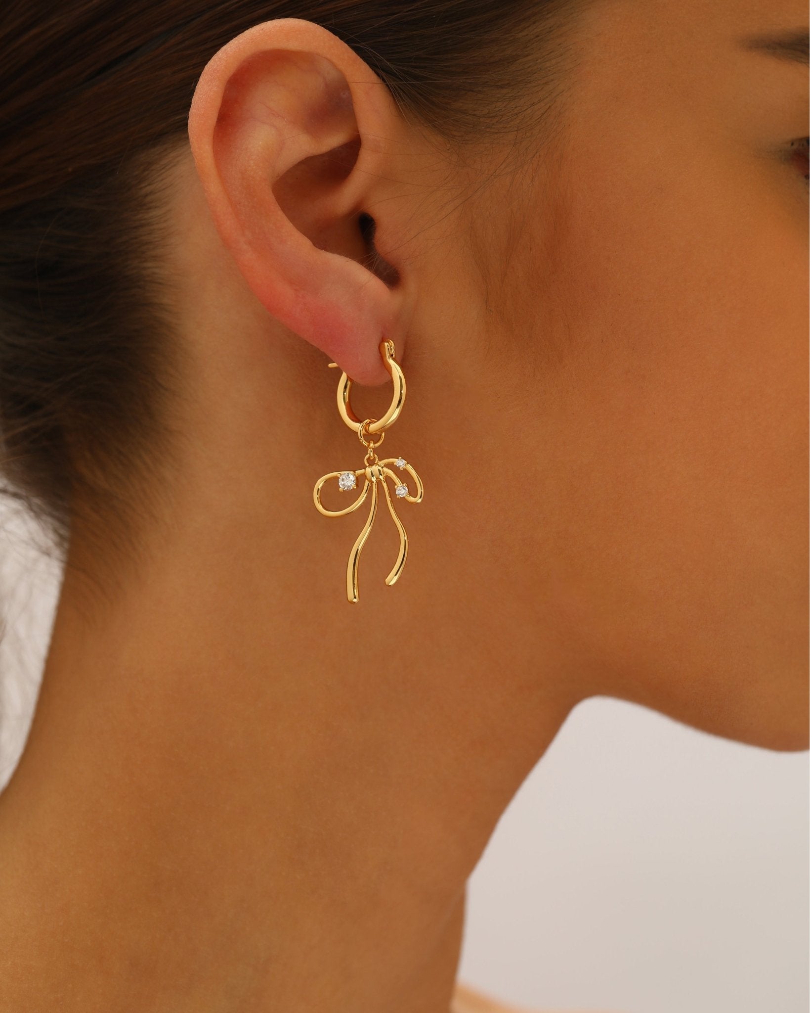 The Miffy Earrings in Gold