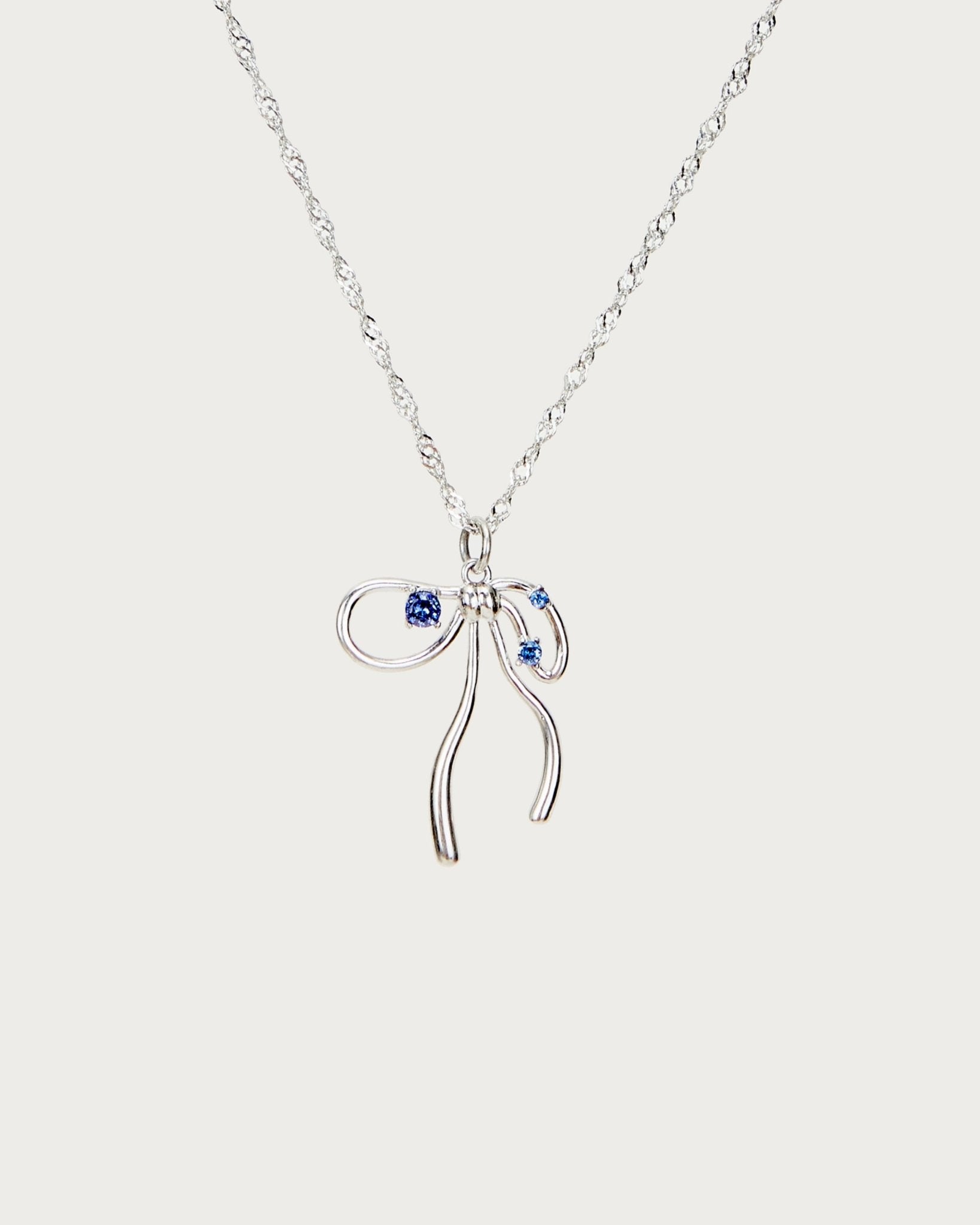 The Miffy Collier in Silver