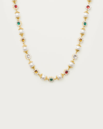 Collier de perles marguerite