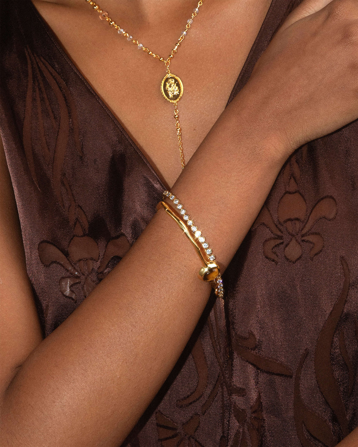 Tennis Bracelet in Gold