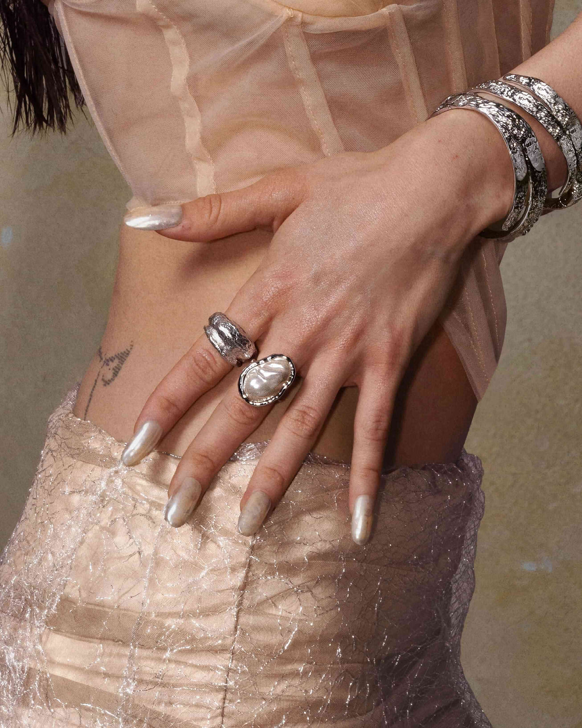 Wonder Pearl Ring in Silver